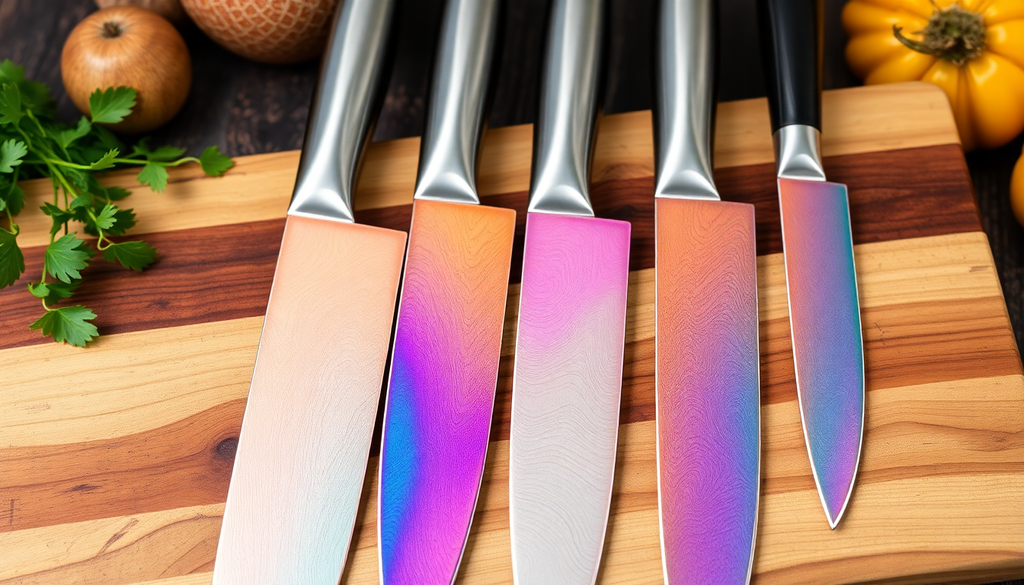 The Ultimate Comparison of Rainbow and Damascus Steel Kitchen Knives: Finding the Best Knife Kits for 2025