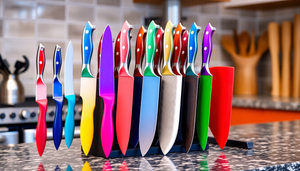 Vibrant Culinary Tools: Discover the Best Rainbow and Iridescent Knife Sets for Your Kitchen Mastery