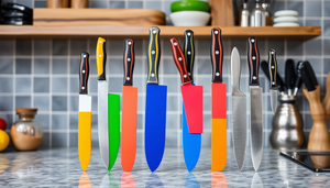 Exploring the Best Kitchen Knife Kits: A Vibrant Collection of Rainbow, Iridescent, and Damascus Cutlery for Every Chef