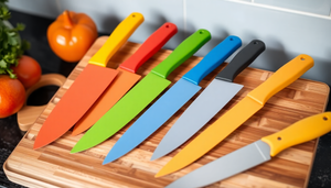 A Colorful Culinary Experience: The Best Kitchen Knife Kits Featuring Rainbow and Damascus Steel Options for Modern Chefs