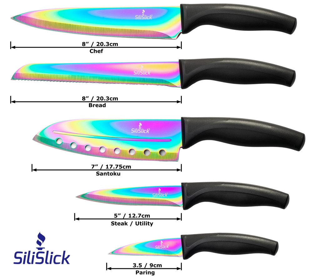 Unveiling the Rainbow: How to Choose a Kitchen Knife Set with Protective Sheaths