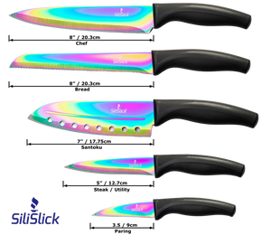 Unveiling the Rainbow: How to Choose a Kitchen Knife Set with Protective Sheaths