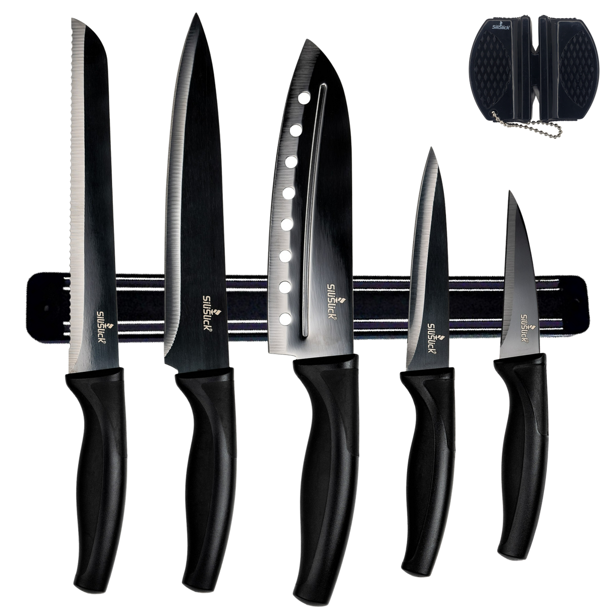 Tuch Knives Klick Dual Action Scale Release Black Rain Drop
